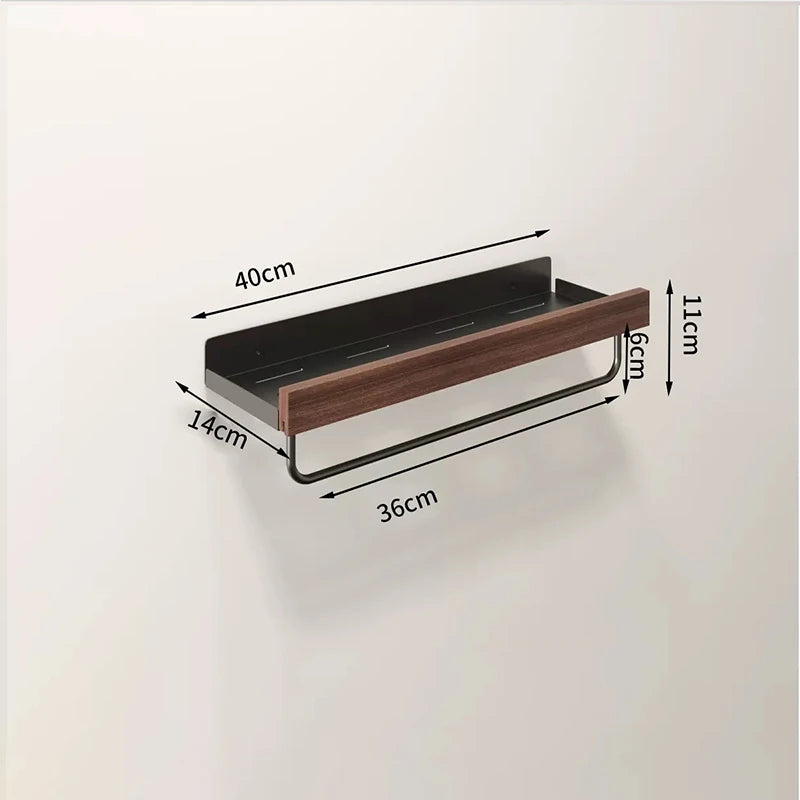 Kitchen Novel Kitchen Accessories Spice Rack Kitchen Organizer Shelves Bathroom Shampoo Holder Storage Shelf Metal Wall Panels