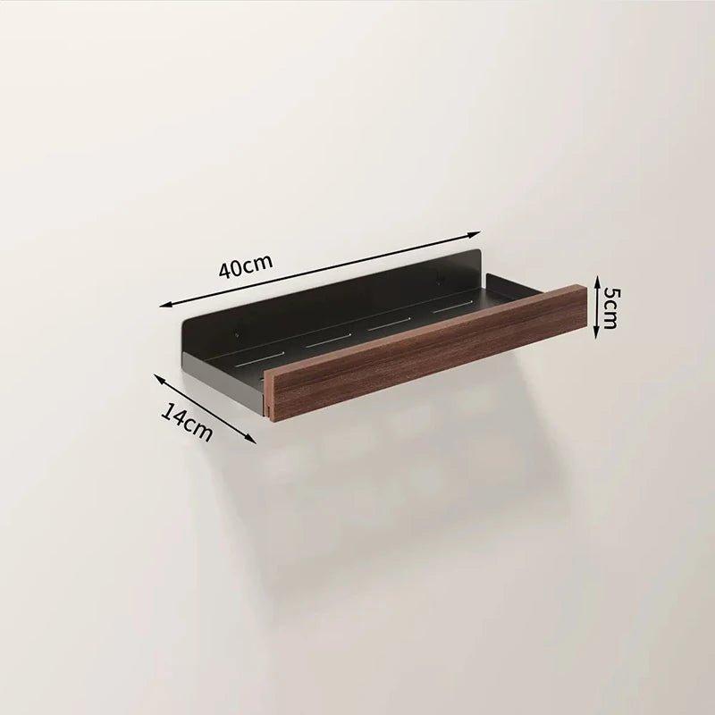 Kitchen Novel Kitchen Accessories Spice Rack Kitchen Organizer Shelves Bathroom Shampoo Holder Storage Shelf Metal Wall Panels