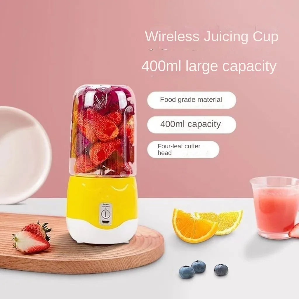 Portable Blender USB Rechargeable Mini Juicer Blender Household Mixer Machine For Juices Shakes And Smoothies Juice Extractor