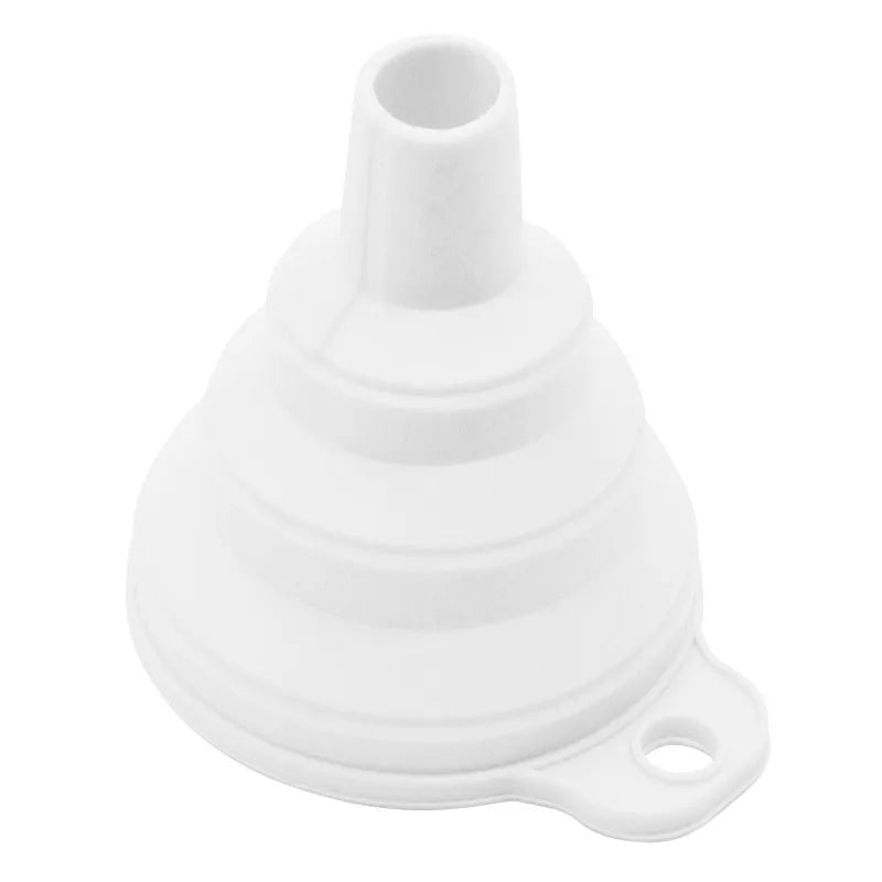 mini Foldable Funnel Silicone Collapsible Portable Funnels for Fuel Hopper Beer Oil Kitchen Accessories Tools Items