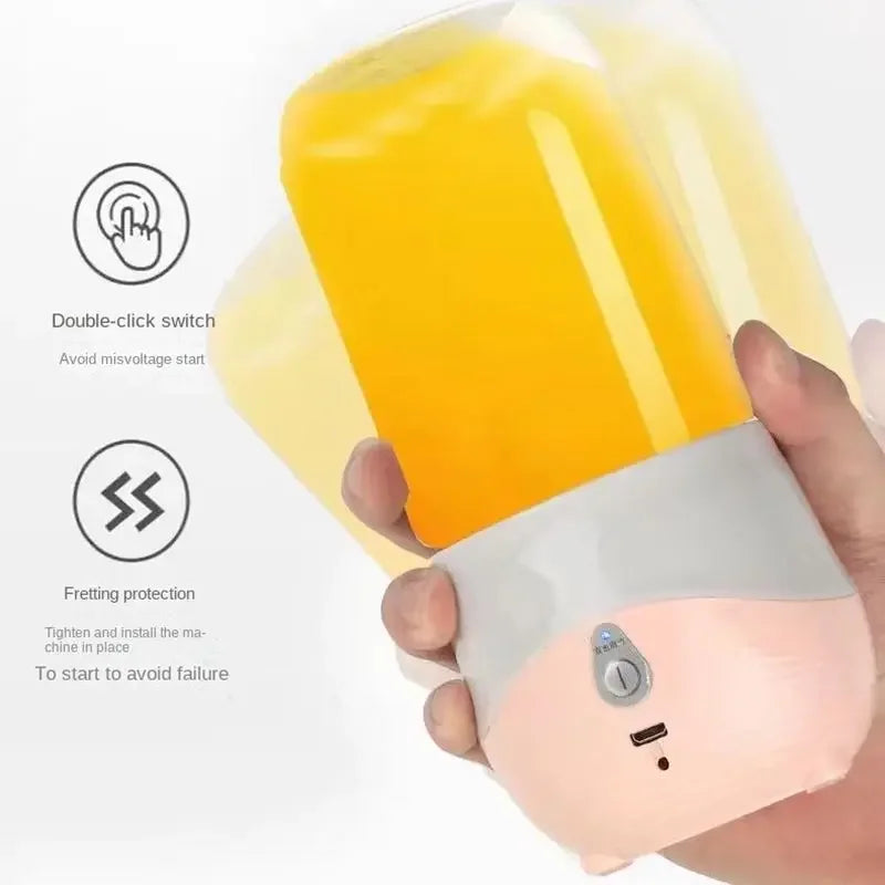 Portable Blender USB Rechargeable Mini Juicer Blender Household Mixer Machine For Juices Shakes And Smoothies Juice Extractor
