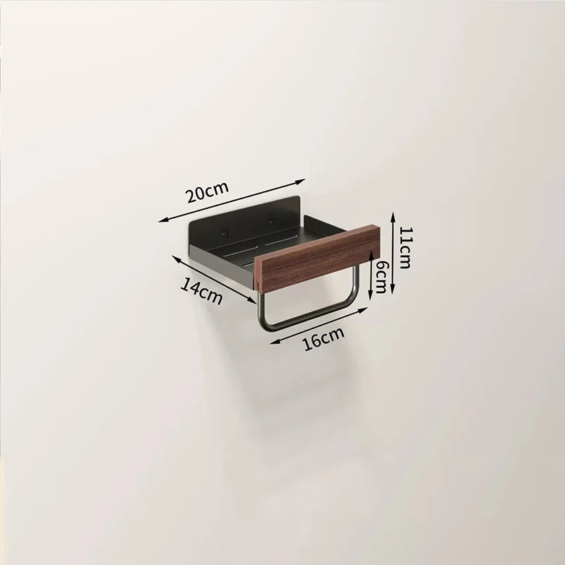 Kitchen Novel Kitchen Accessories Spice Rack Kitchen Organizer Shelves Bathroom Shampoo Holder Storage Shelf Metal Wall Panels