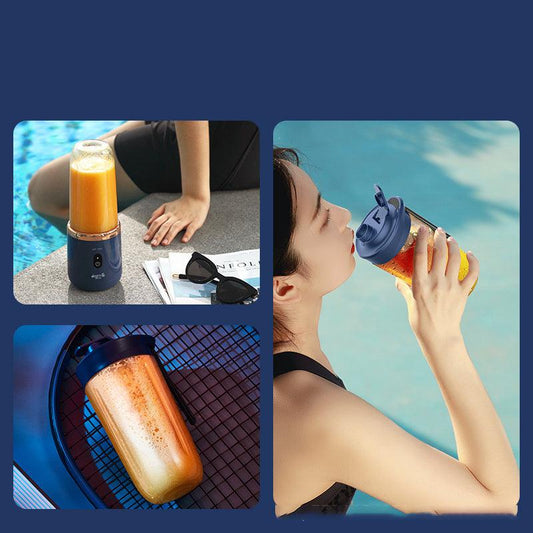 6 Blade Portable Blender Mini Juicer Cup USB Charging Smoothie Extractor Ice Crusher Fruit Mixer
