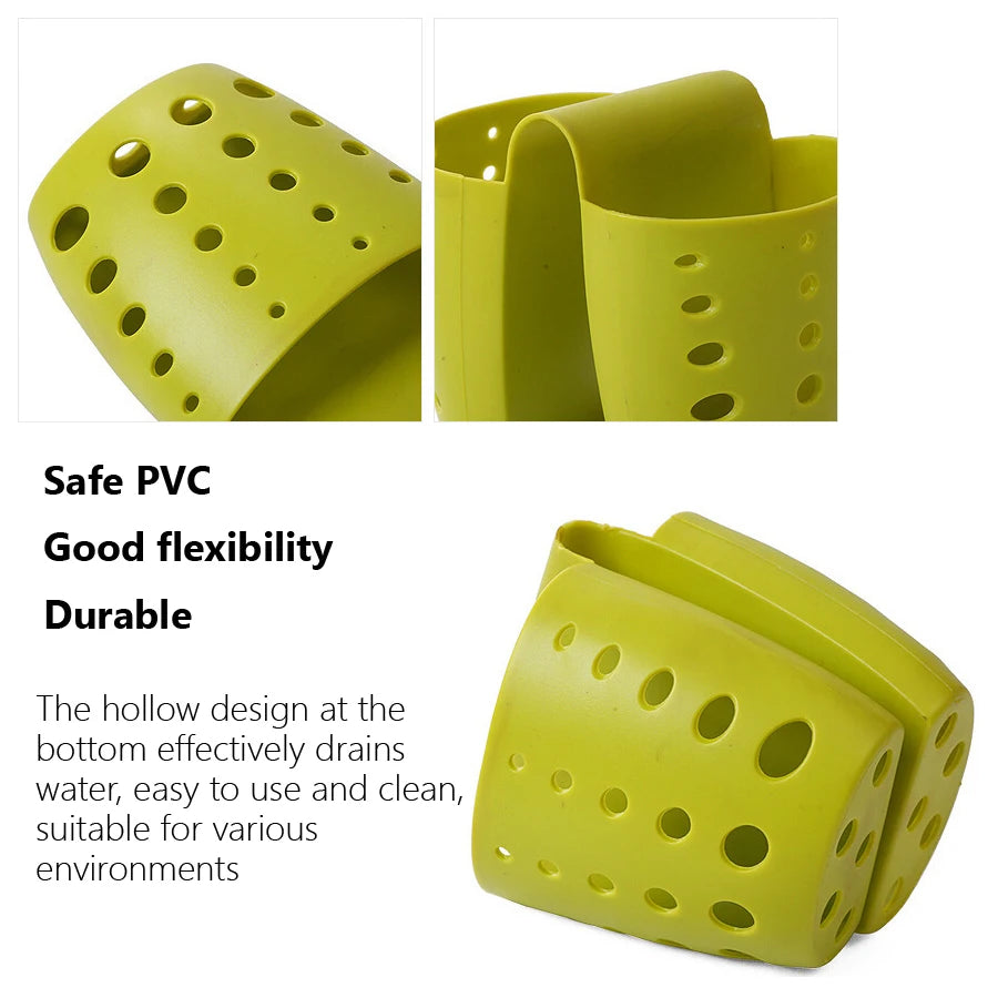 Kitchen Accessories Sink Double Basket Soap Sponge Holder Utensils Organizer Bag Bathroom Hanging Drain Basket Storage Rack